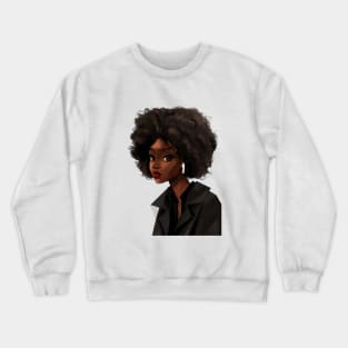 Girl Portrait Crewneck Sweatshirt